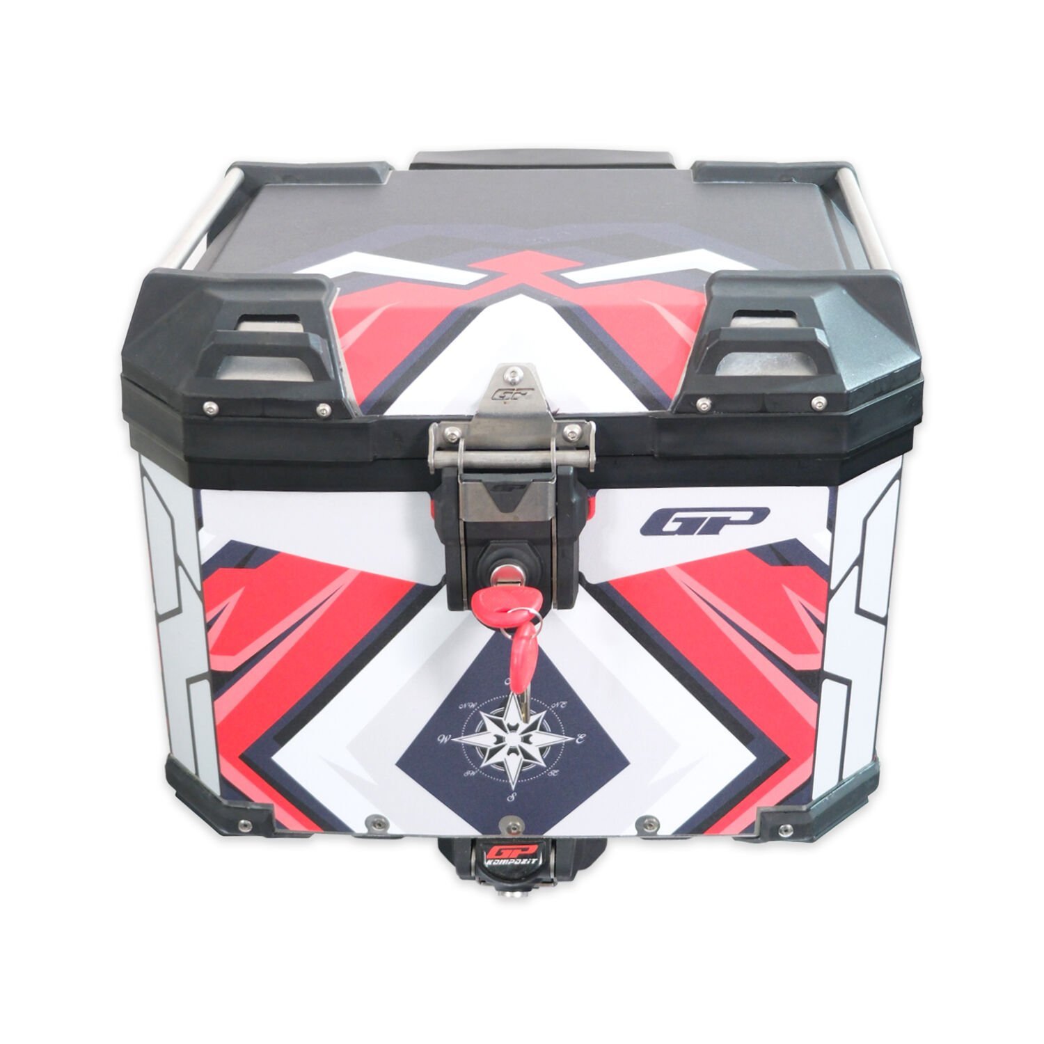 GP Kompozit DSN10 Üniversal 37 lt. Aliminyum Motosiklet Çantası