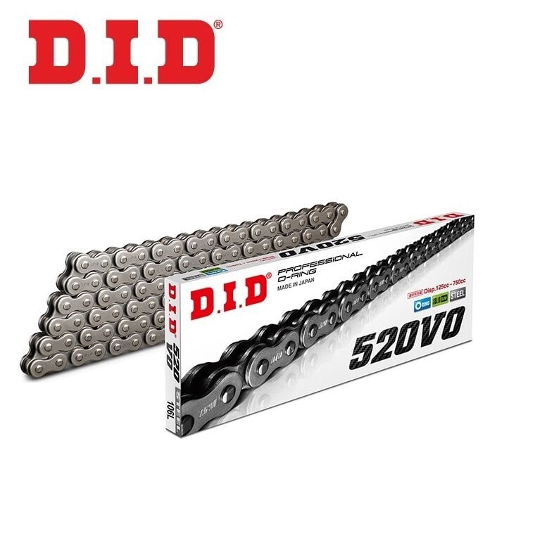 DID 520 Oring Çelik Zincir 118 Bakla