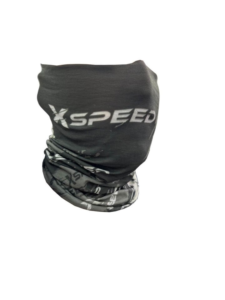X-Speed Motosiklet Sürücü Boyunluğu Siyah Gri