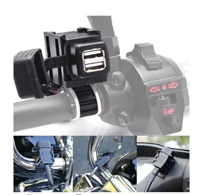 Knmaster USB-200 Su Geçirmez Çift Usbli Şarj Soketi