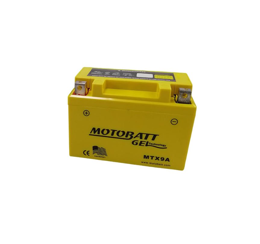 Motobatt 12 Volt 9 Amper Akü MTX9A (Jel 2 Kutup 135 CCA)