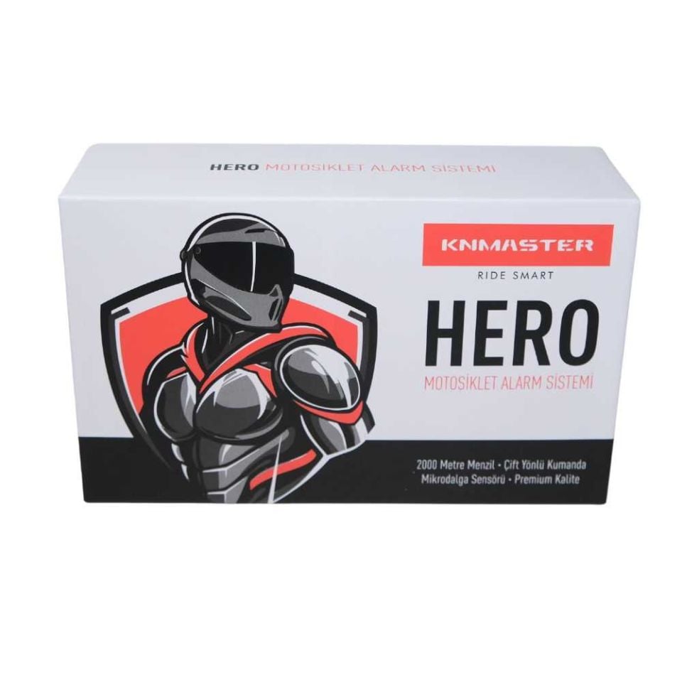 Knmaster Hero Çift Yönlü Motosiklet Alarm Sistemi
