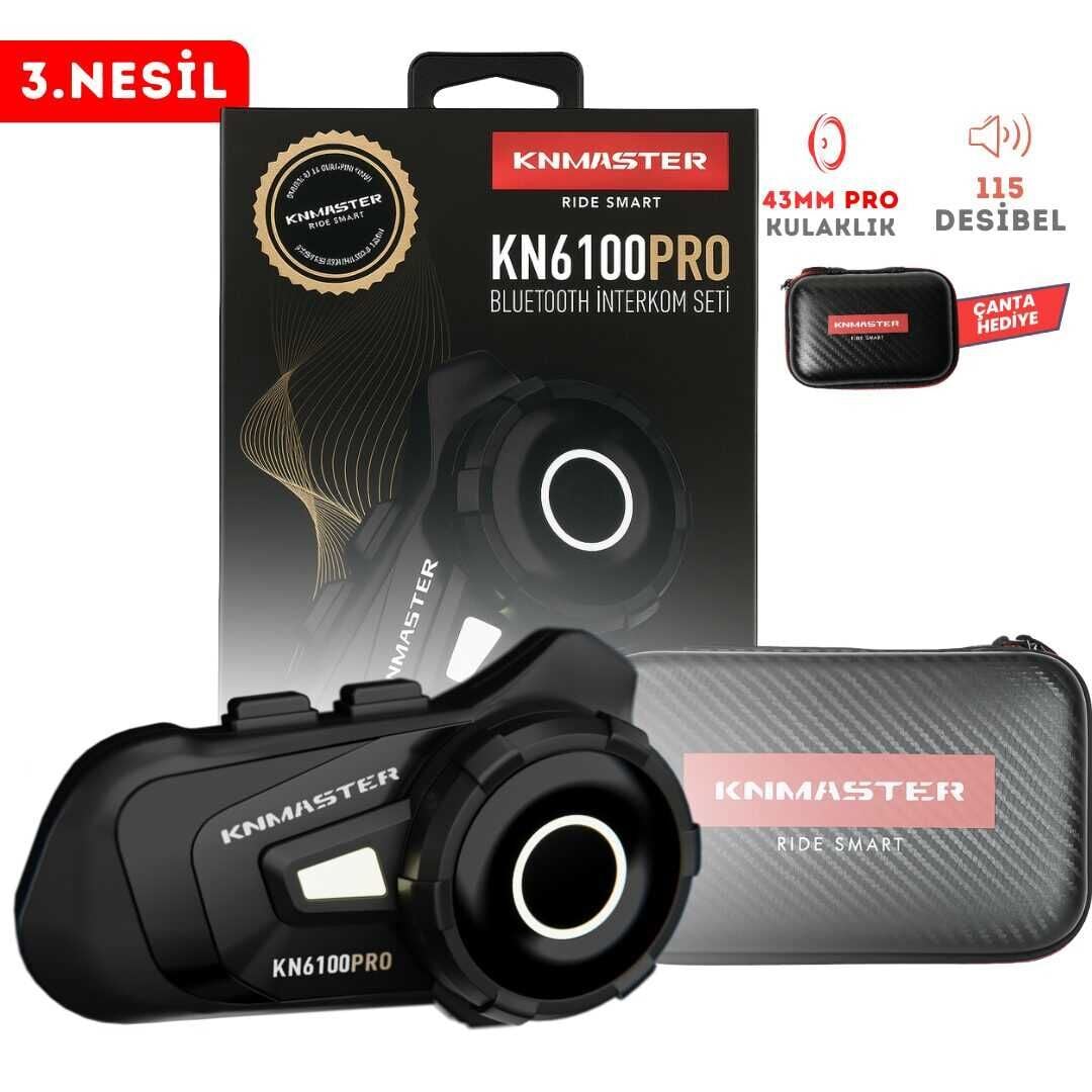 Knmaster KN6100 PRO - Bluetooth İnterkom Seti