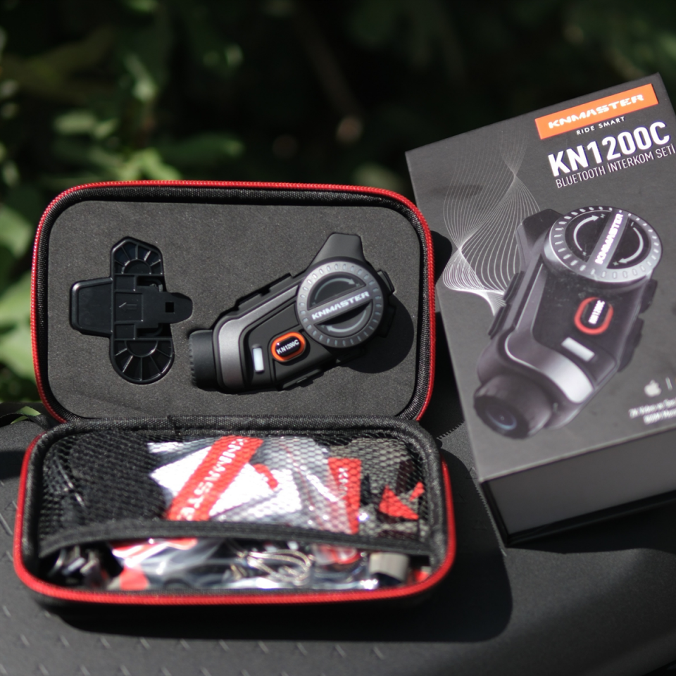 KNMASTER KN1200C Kameralı Motosiklet Bluetooth Interkom