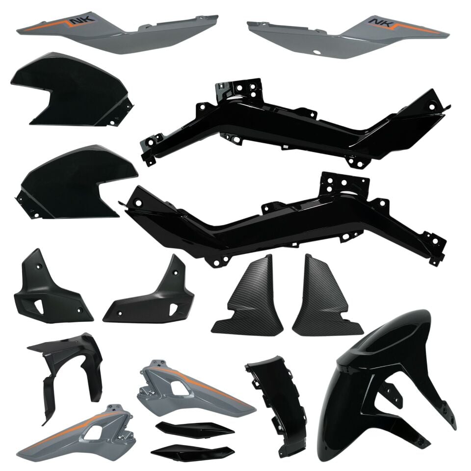 CF Moto 250 NK Kaporta Seti Siyah Nardo Gri