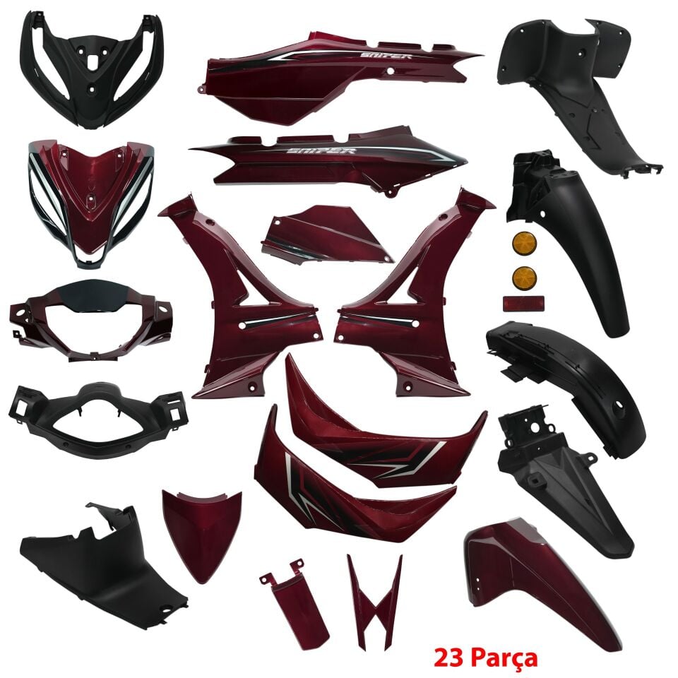 RKS Sniper 50 Kaporta Set Kırmızı