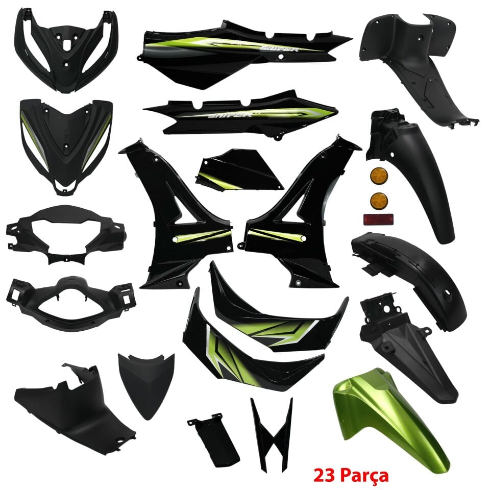 RKS Sniper 50 Kaporta Set Yeşil