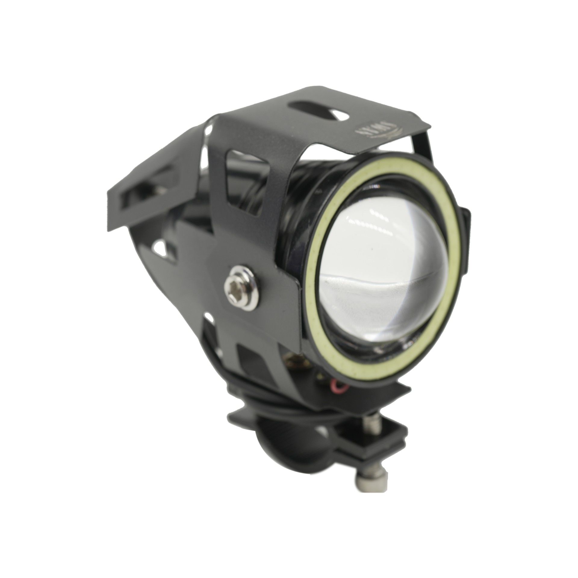 Motosiklet Angel Çakarlı Led Sis Lambası Siyah