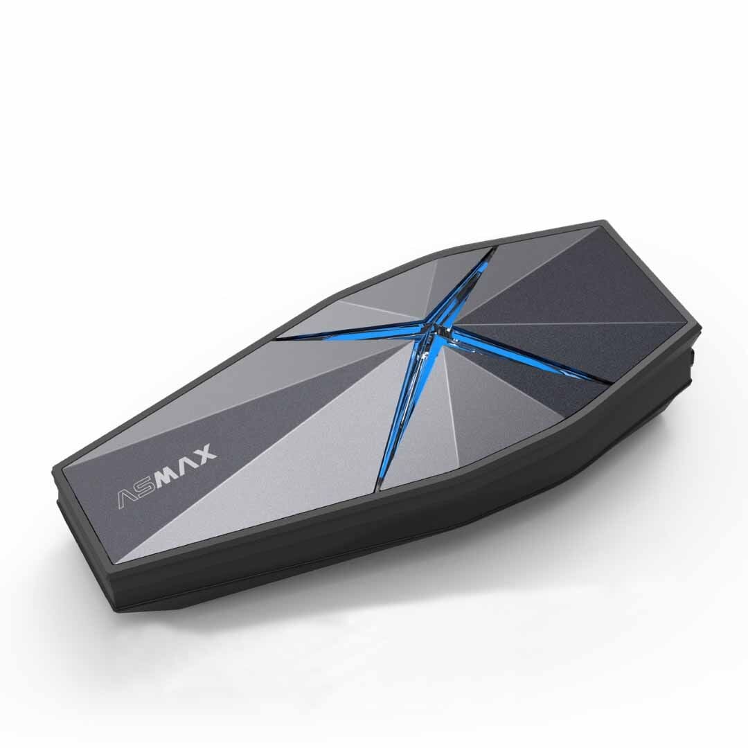 ASMAX F1 Pro – Mesh ve Sesli Komut İnterkom (Stellar Grey)