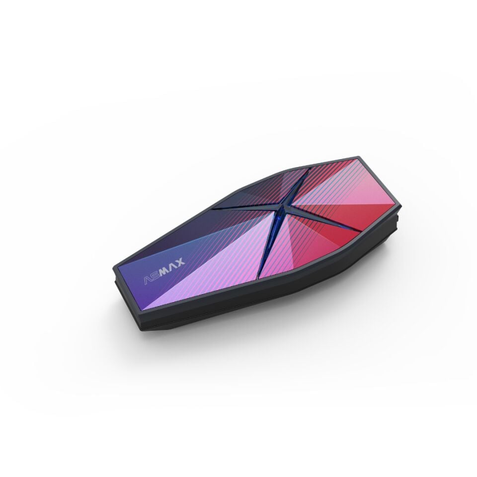 ASMAX F1 Pro – Mesh ve Sesli Komut İnterkom (Shiny Red)
