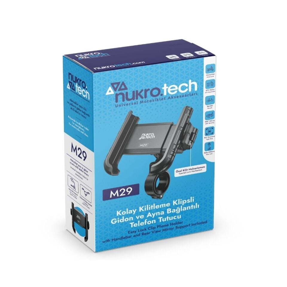 Nukrotech M29 Klipsli Telefon Tutucu