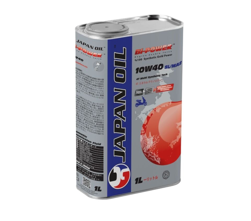 Japan Oil Motor Yağ 4T 10W40 SL/MA2 Blue Line 1 lt.