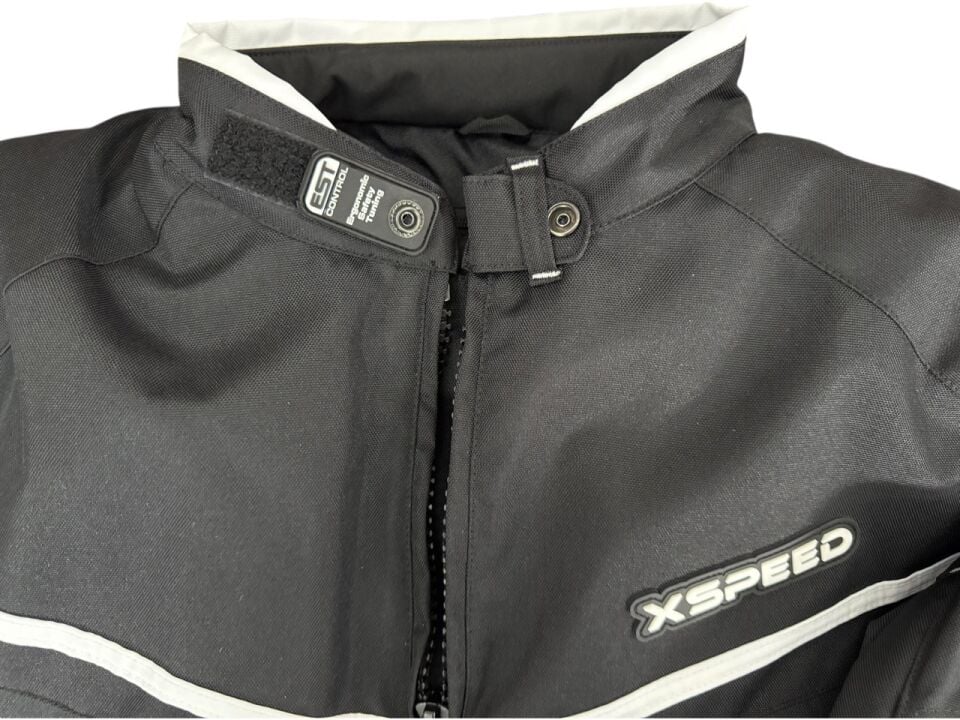 Xspeed Zeus 4 Mevsimlik Korumalı Motosiklet Montu Yeni Sezon Siyah Beyaz