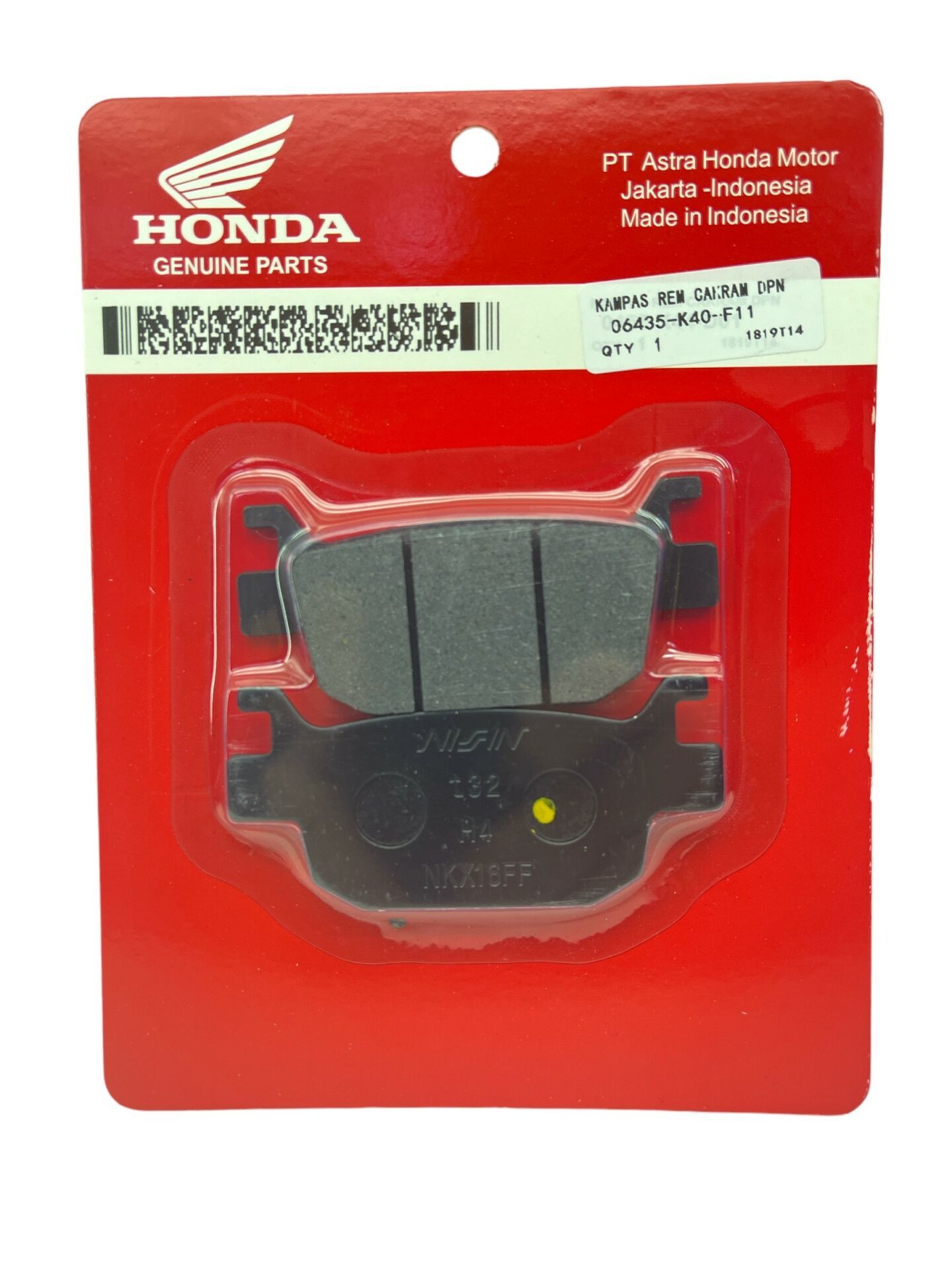 Honda PCX 125 DLX Disk Arka Fren Balatası