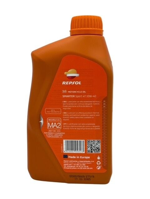 Repsol Smarter Sport 4T 10W40 1 Lt. Motosiklet Yağı