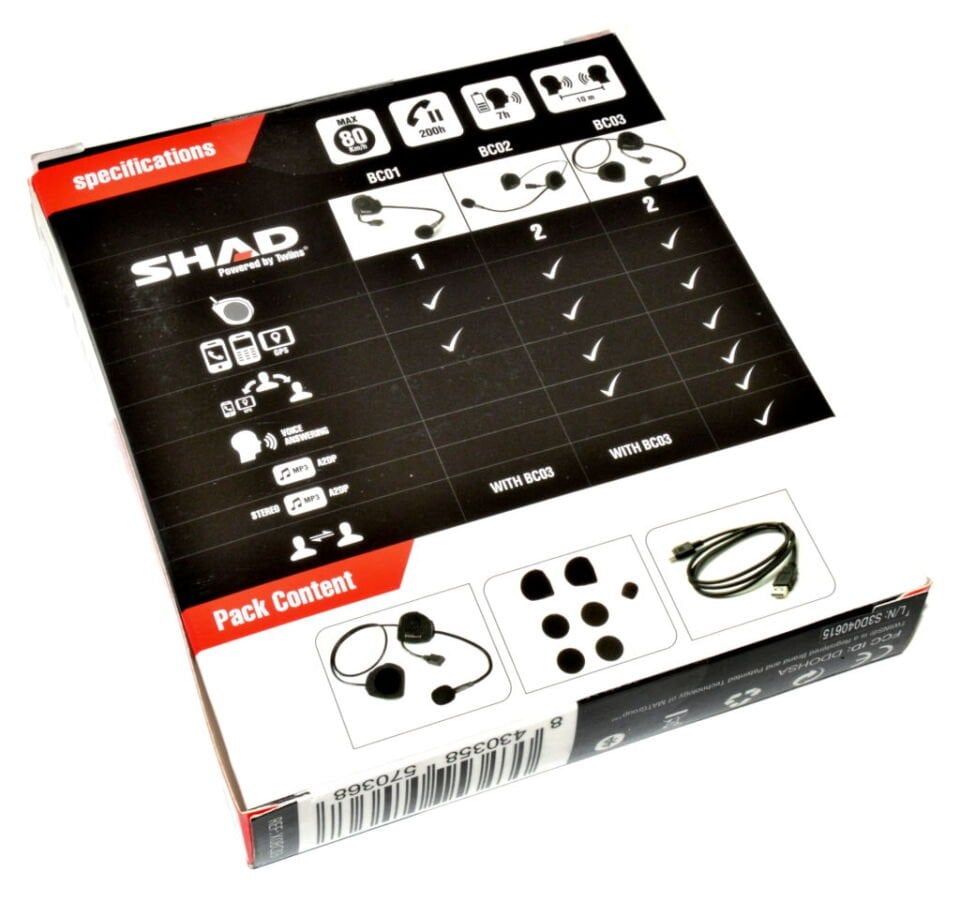 Shad BC 22 İnterkom Kulaklık Seti