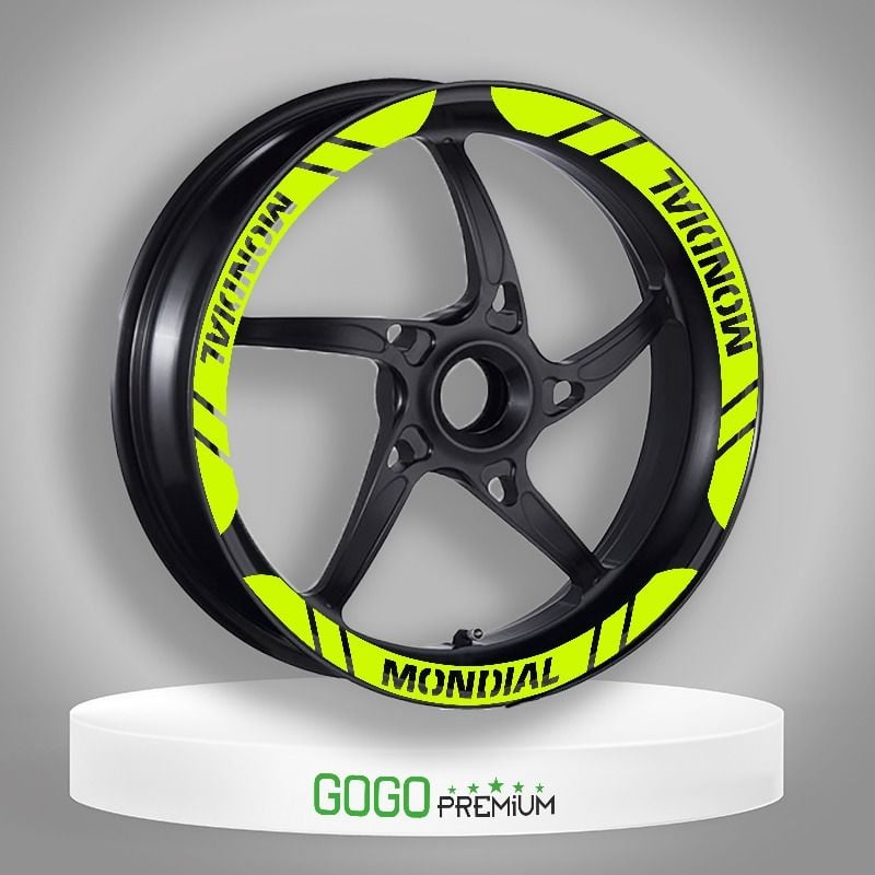 Mondial Drift 125 L Jant Şeridi Geniş Neon