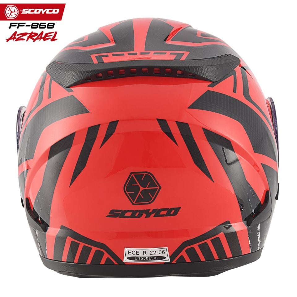 Scoyco Motosiklet Kaskı 868 Azrael Çene Açılır Kask