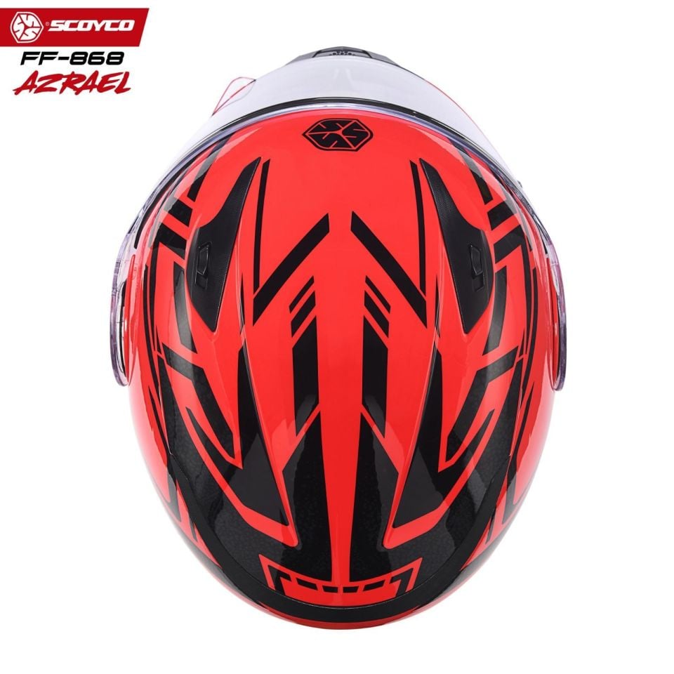 Scoyco Motosiklet Kaskı 868 Azrael Çene Açılır Kask