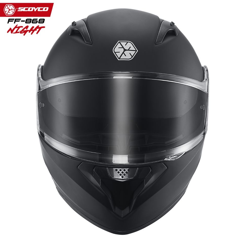 Scoyco Motosiklet Kaskı 868 Night Çene Açılır Kask
