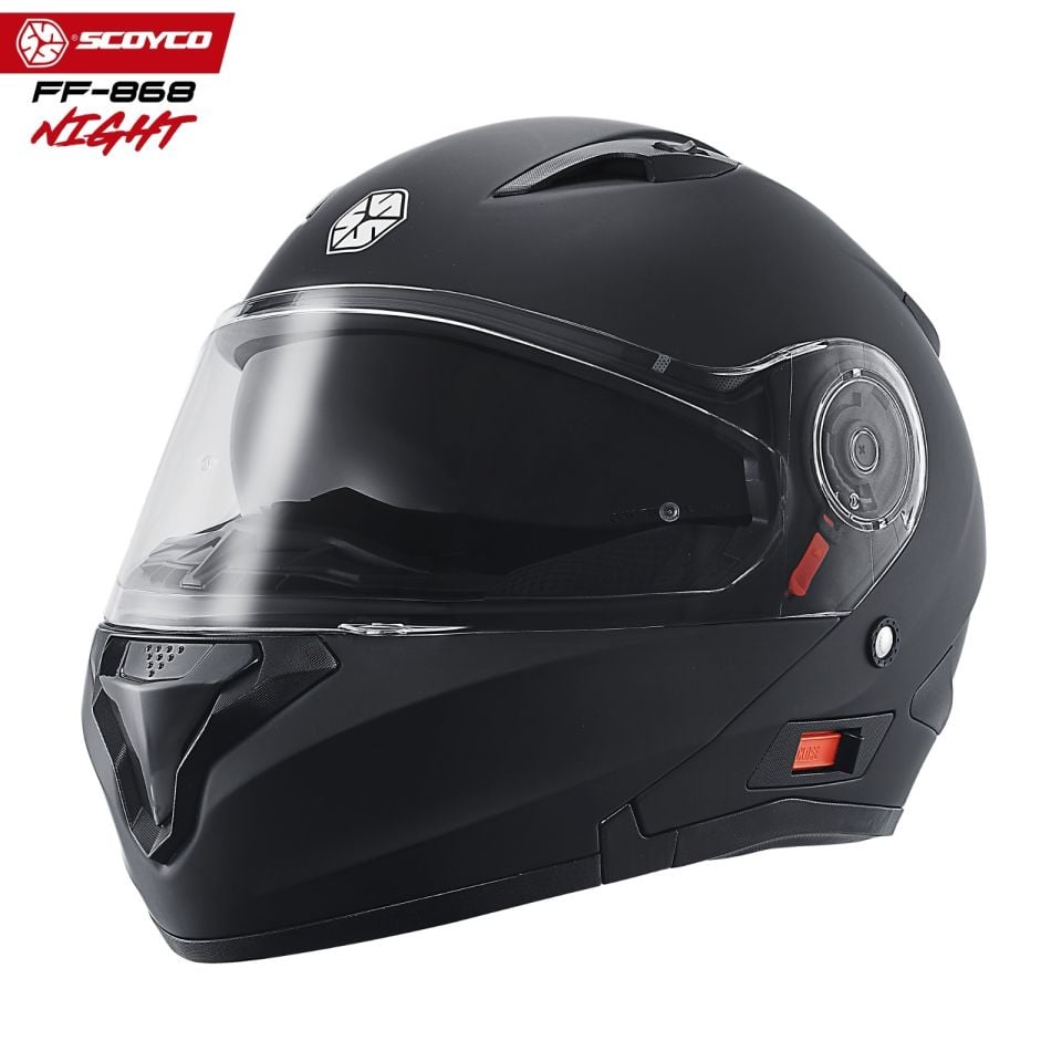 SCOYCO 868 NIGHT MOTOSİKLET KASKI