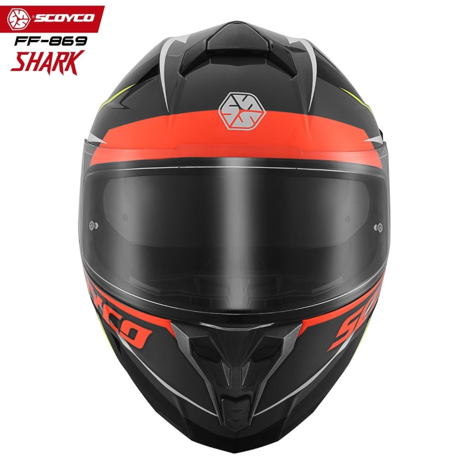 Scoyco Motosiklet Kaskı 869 Shark Tam Kapalı