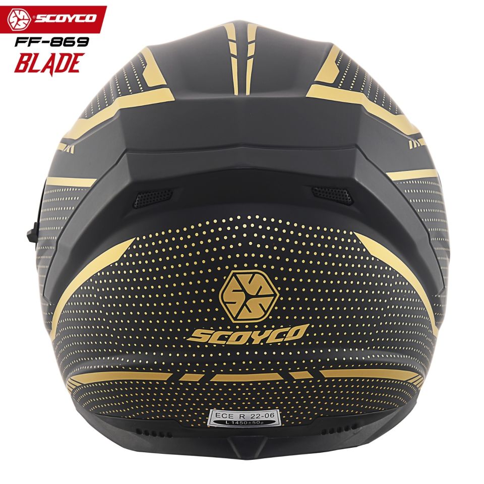 Scoyco Motosiklet Kaskı 869 Blade Tam Kapalı
