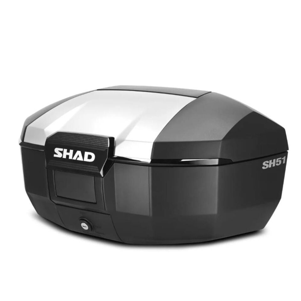 SHAD SH51 Alüminyum Kapaklı Motosiklet Topcase Arka Çanta 51L D0B51200
