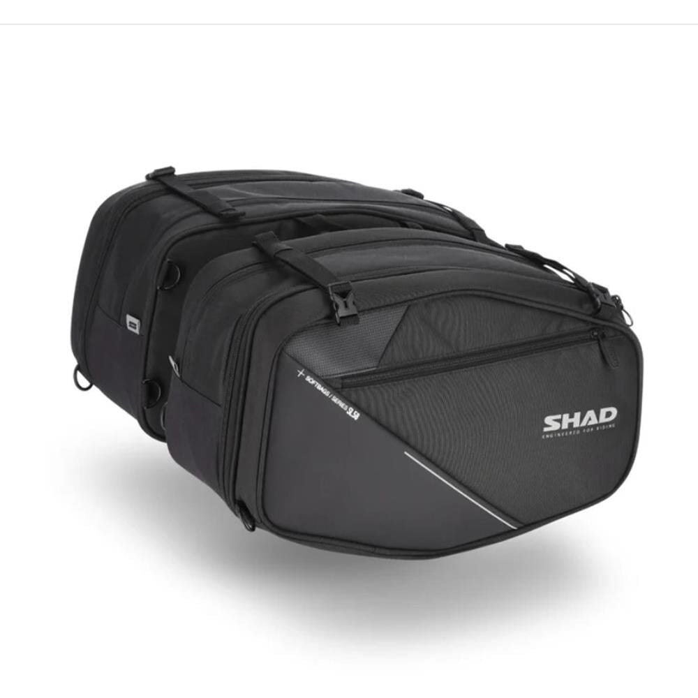 SHAD Genişleyebilir Motosiklet Soft Yan Çanta Seti X0SL581