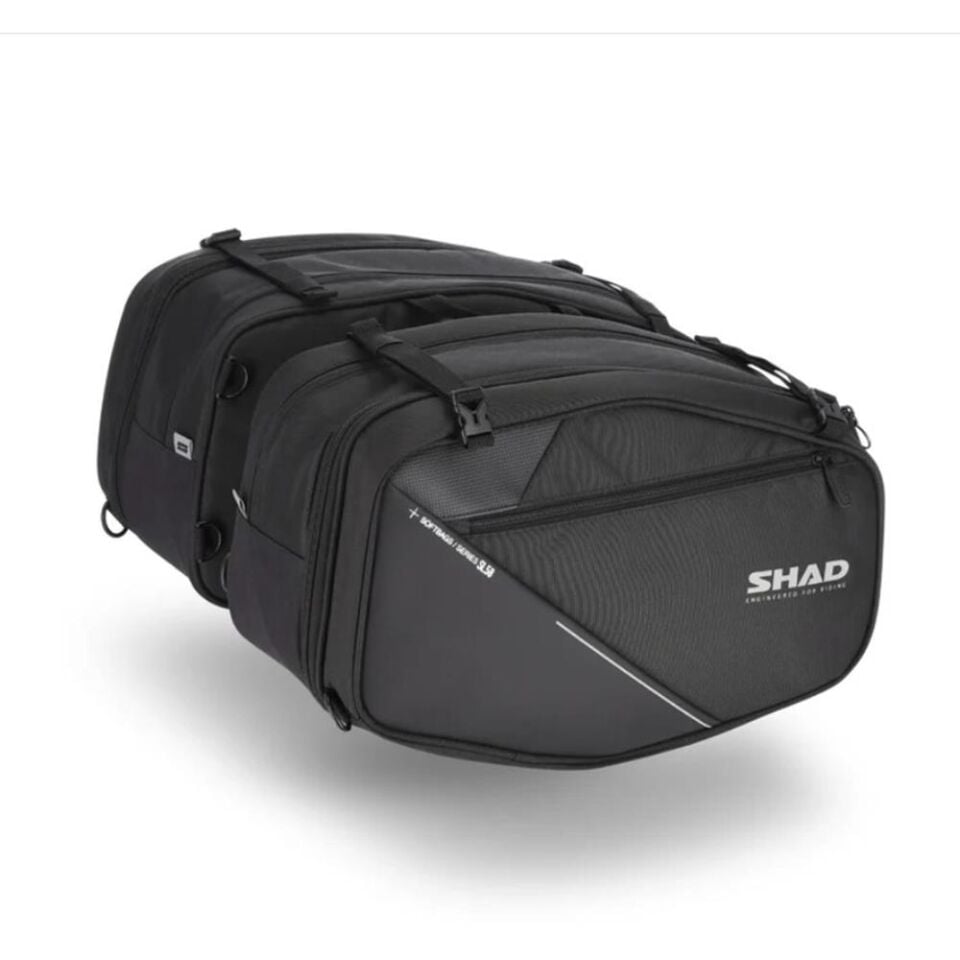 SHAD Genişleyebilir Motosiklet Soft Yan Çanta Seti X0SL581