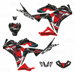Honda CBR 250 R Sticker Set Asphalt Monster (2011-2013)