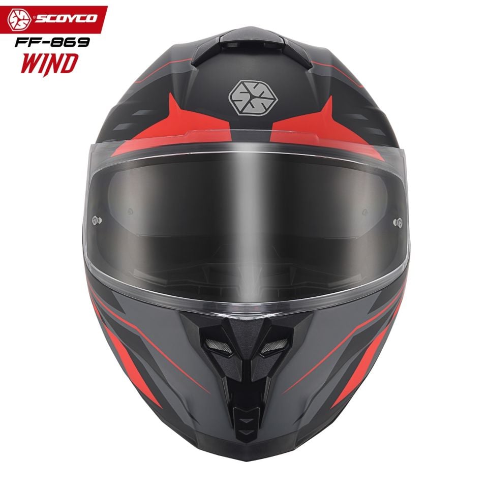 Scoyco Motosiklet Kaskı 869 Wind Tam Kapalı