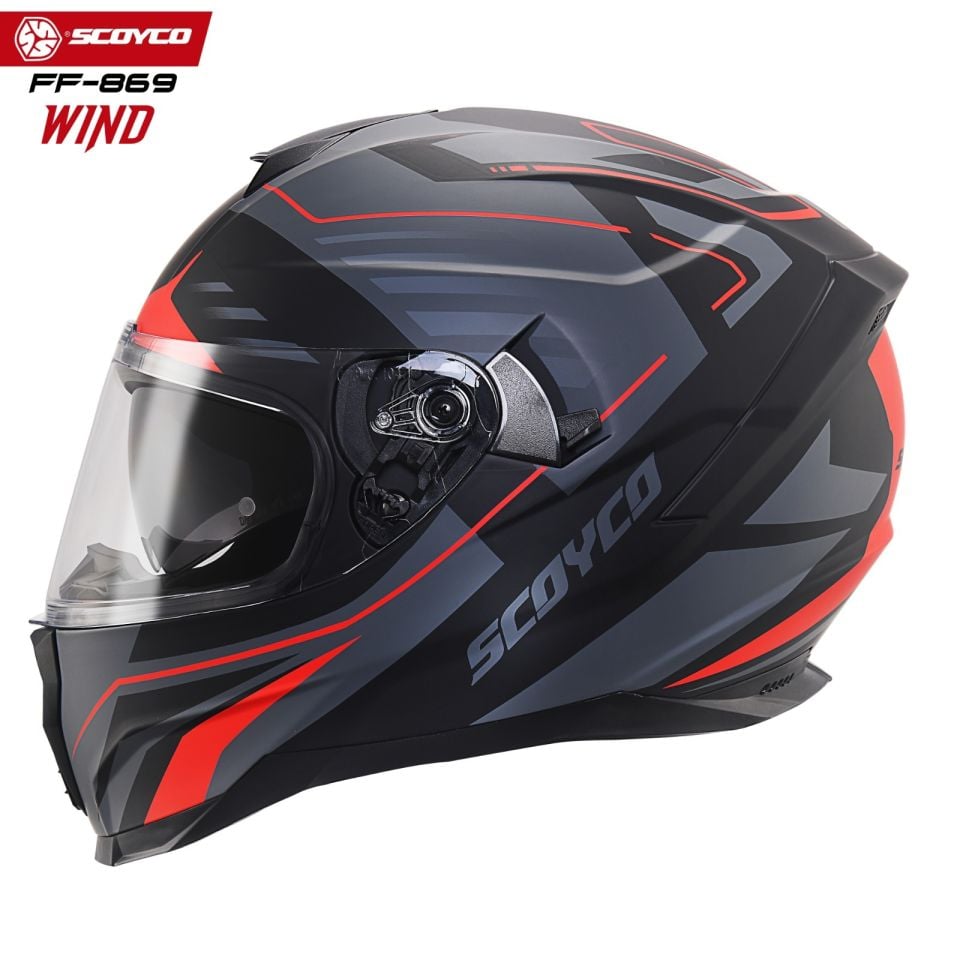 Scoyco Motosiklet Kaskı 869 Wind Tam Kapalı