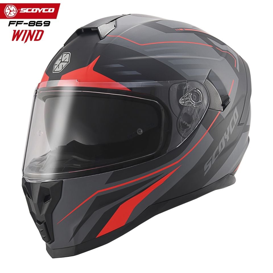 Scoyco Motosiklet Kaskı 869 Wind Tam Kapalı