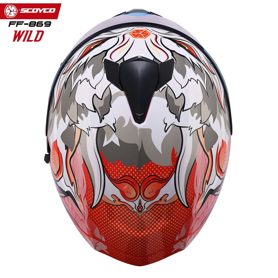 Scoyco Motosiklet Kaskı 869 Wild Tam Kapalı