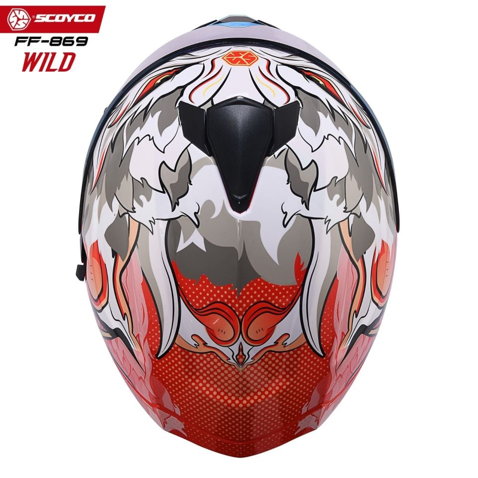 Scoyco Motosiklet Kaskı 869 Wild Tam Kapalı