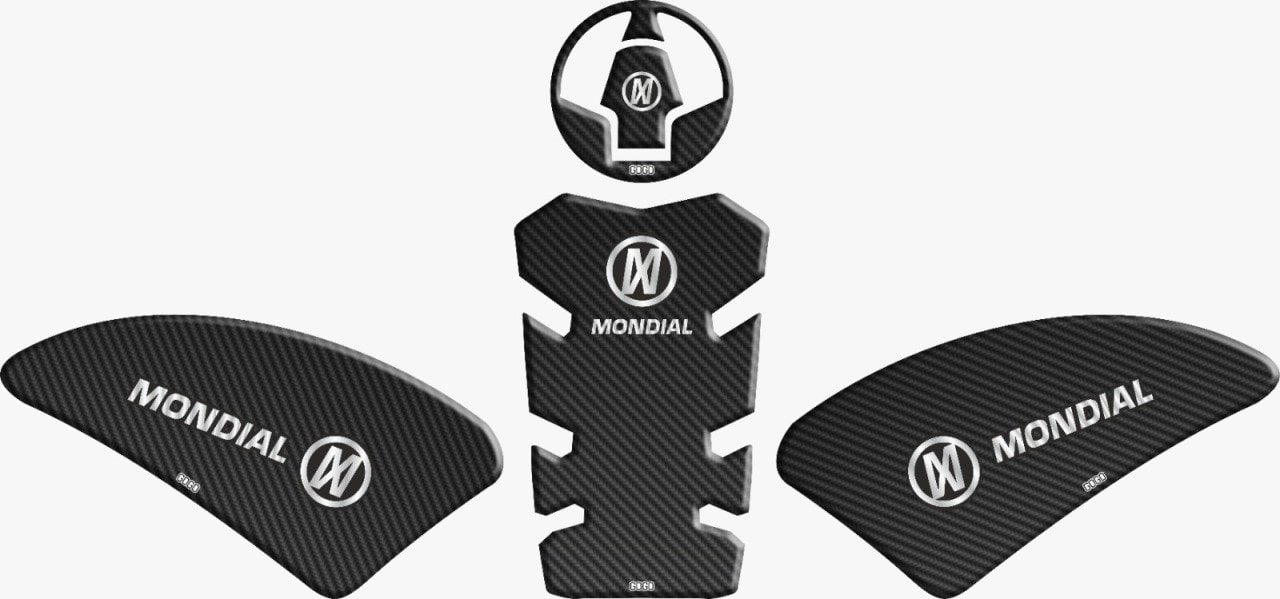 Mondial Drift 125 L Tank Pad Karbon