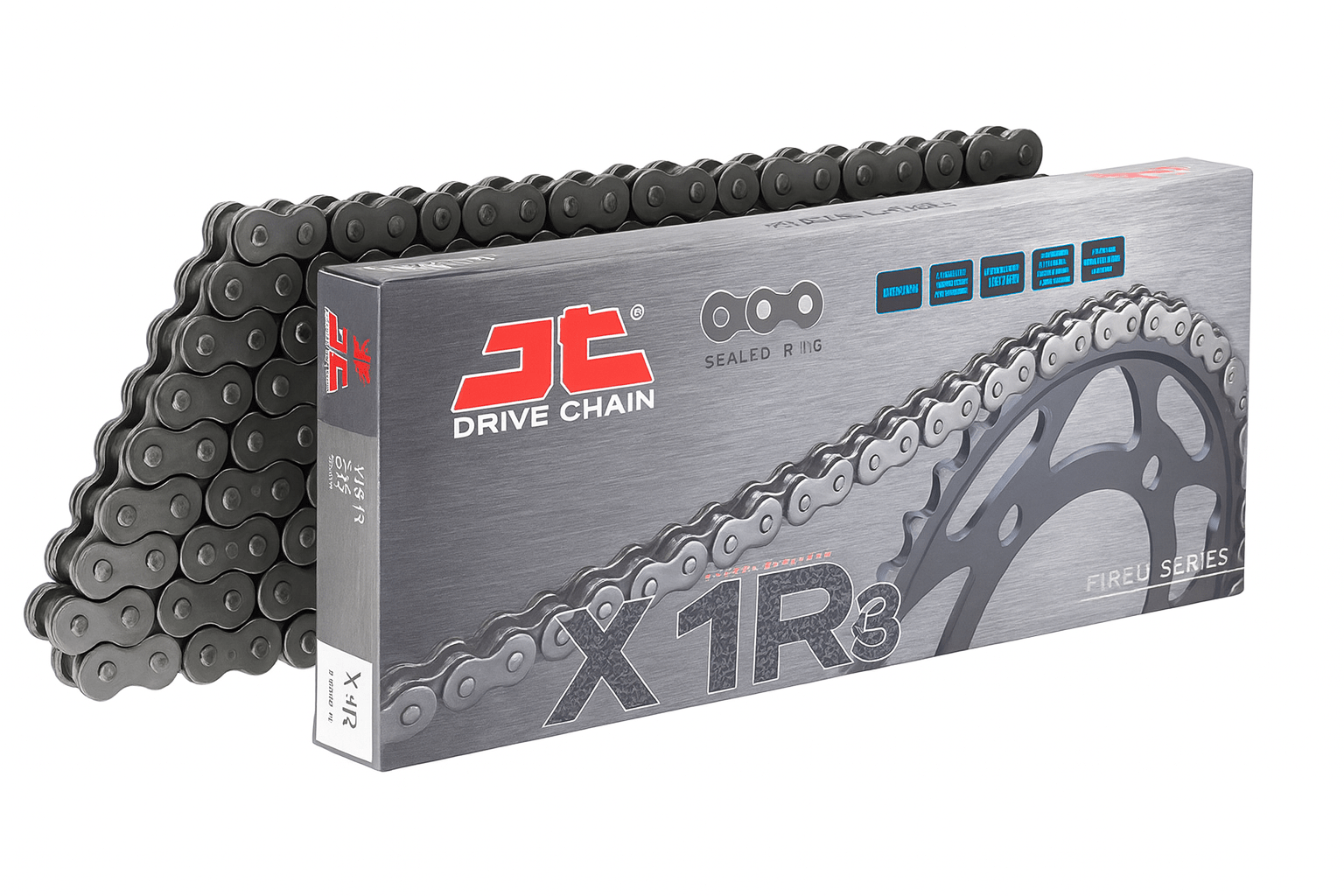 JT X-Ring Motosiklet Zinciri X1R 520x120 Nikel