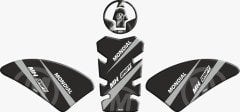 Mondial Drift 125 L Tank Pad Siyah Gri