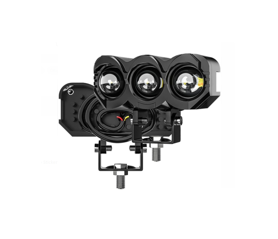 Motosiklet Turbo Led Sis Lamba M21 (Çift Renk)