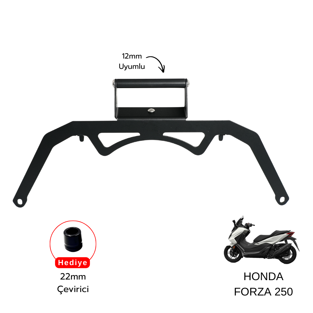 Honda Forza 250 Telefon Navigasyon Tutucu Gidon Barı