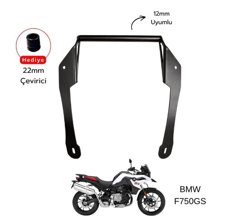 BMW F800 GS Telefon Navigasyon Tutucu Gidon Barı 2018-2025