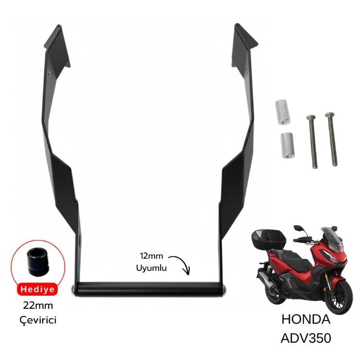 Honda ADV 350 Telefon Navigasyon Tutucu Gidon Barı 2023-2026