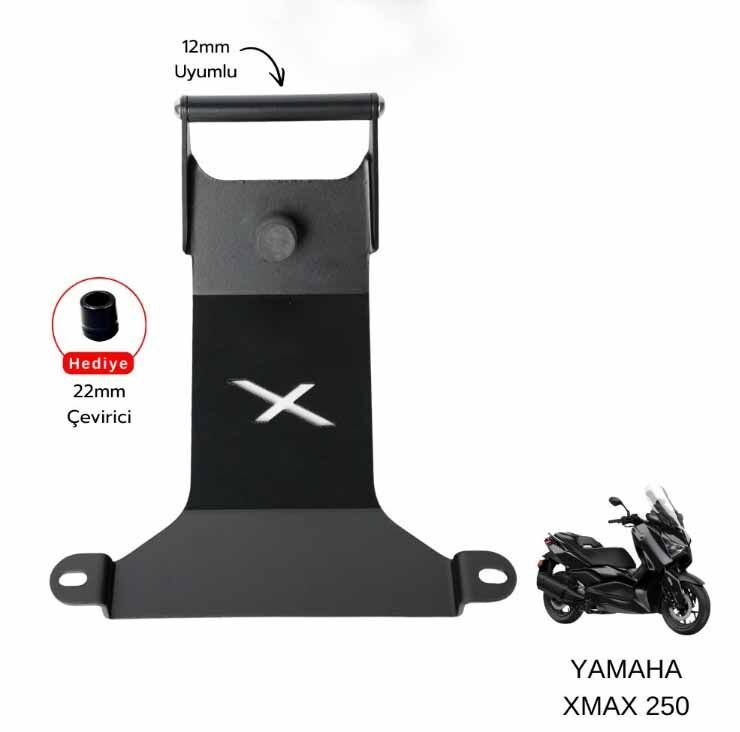 Yamaha X-Max 250 Telefon Navigasyon Tutucu Gidon Barı