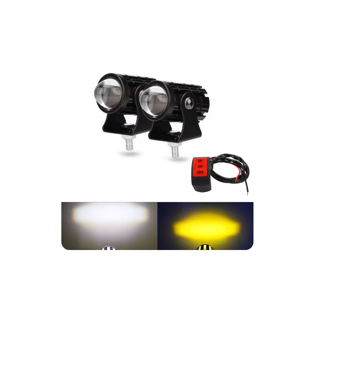 Motosiklet Turbo Led Sis Lamba MN10 (Çift Renk)