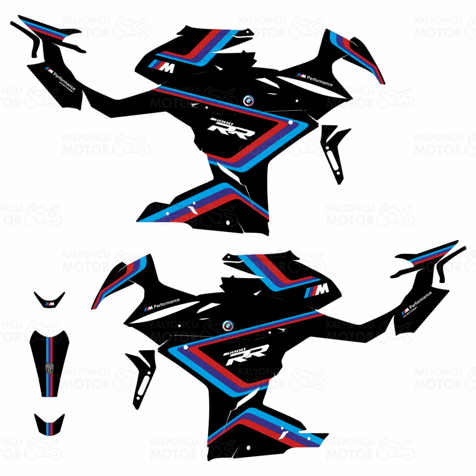 CF MOTO 250 SR M Performance Design Siyah M1000RR - Kaplama
