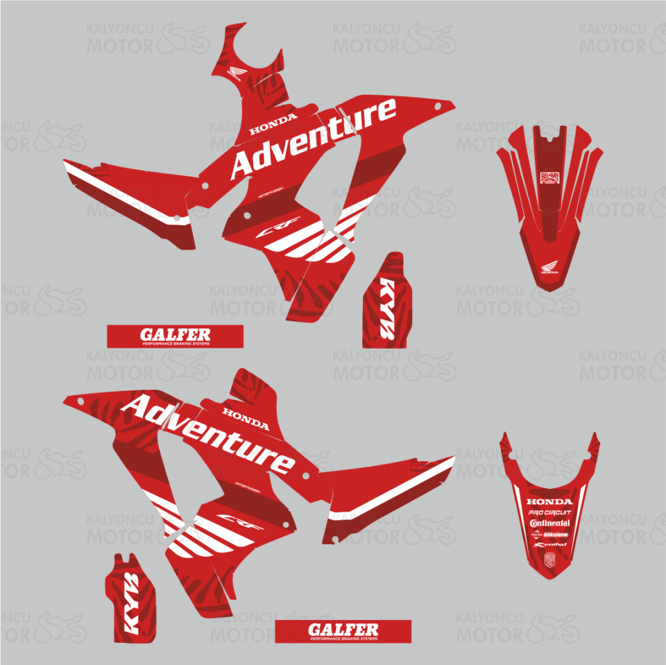 Honda CRF250 Rally v2 Dakar Adventure Design (2023-2025)