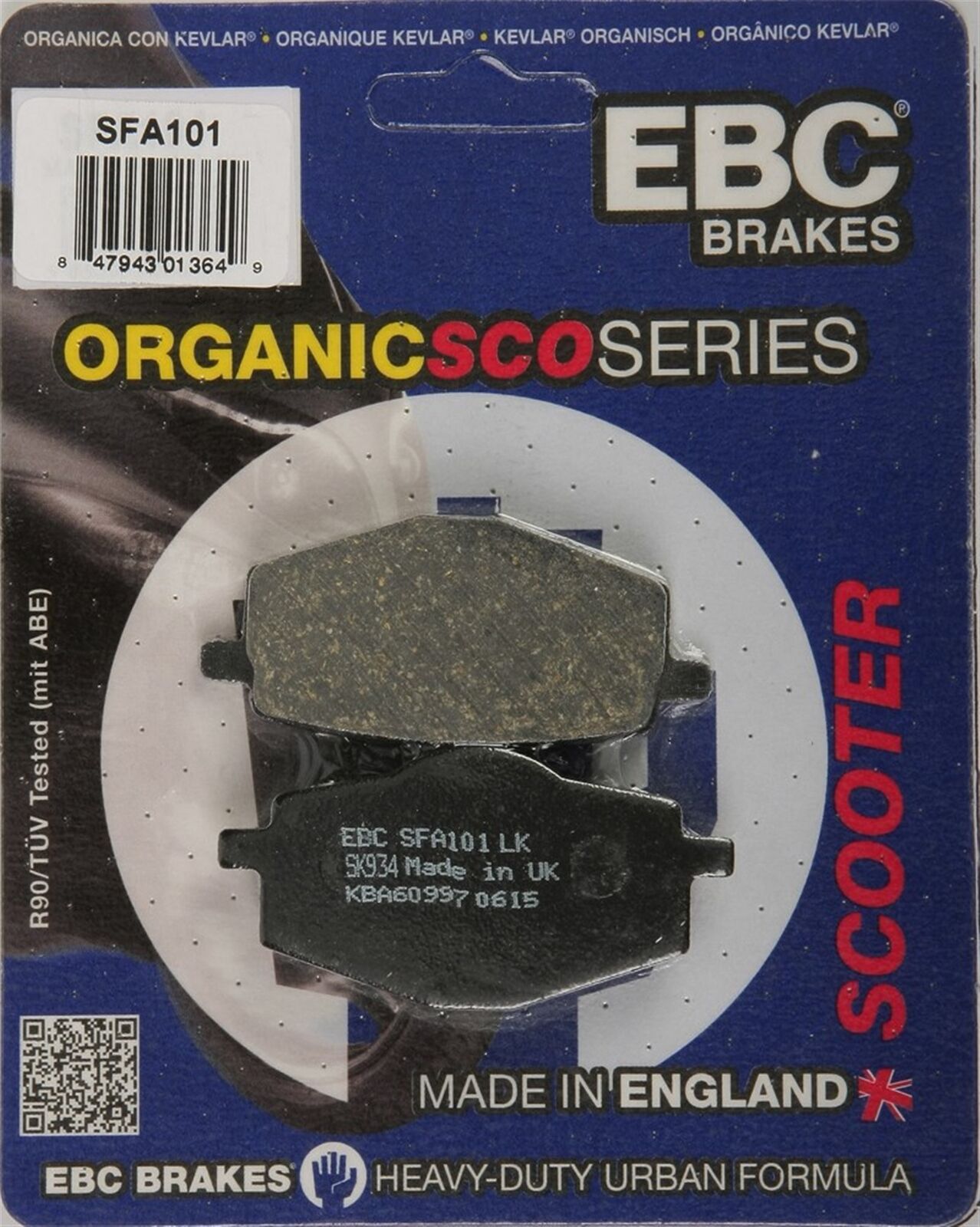EBC Malaguti BLOG 125/160 , Arka Fren Balatası