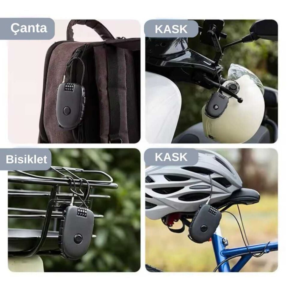 Knmaster Motosiklet Kaskı Kilidi