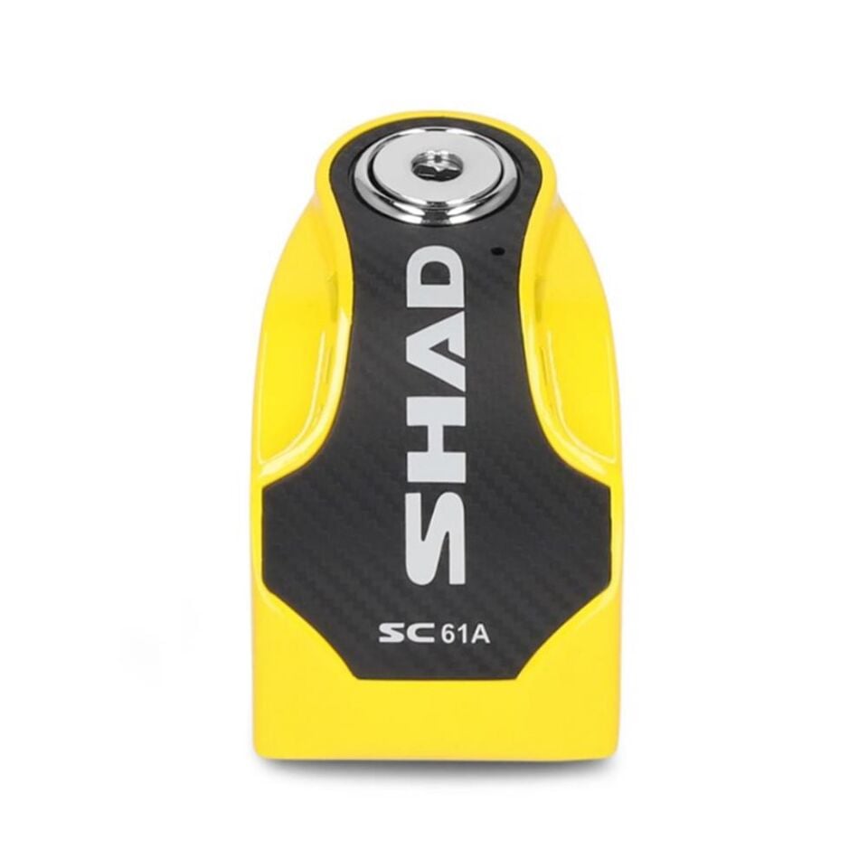 Shad Alarmlı Sarı Motosiklet Disk Kilidi C0S6103A